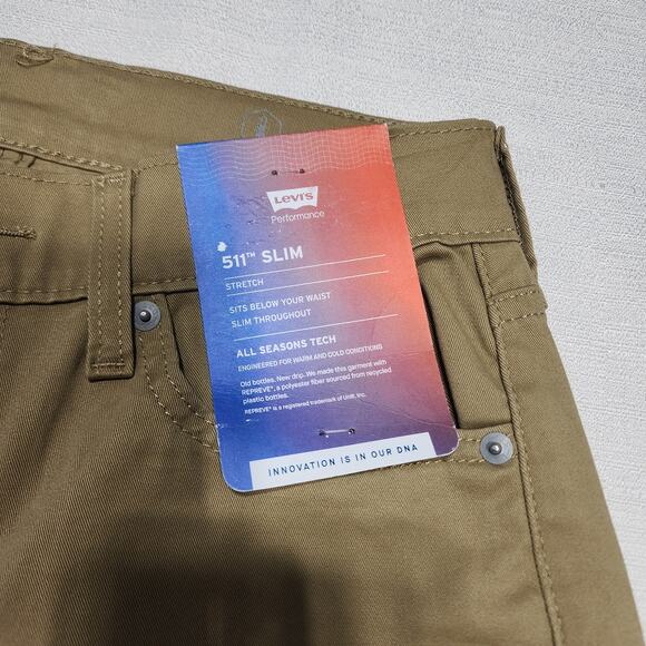 Levi's 511 slim sit below the waist slim throughout W28''x L30'' men pants - Picture 5 of 9